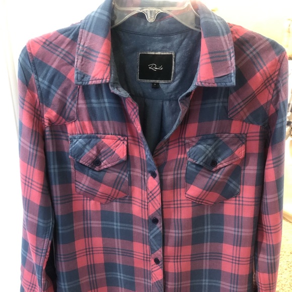 Rails plaid button down - Picture 2 of 4